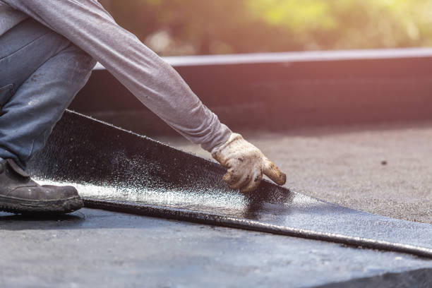 Professional Exterior Waterproofing technician working in Jefferson, OH